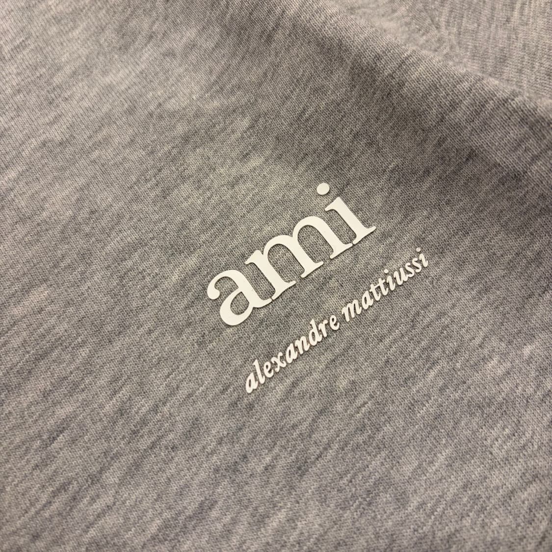 [S] 아미 알렉산드로 마티우시 스몰 로고 반팔 티셔츠 그레이 B315 상품이미지4