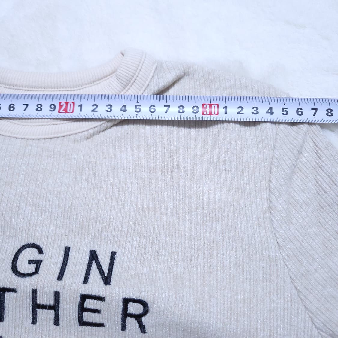 오즈세컨 여성 긴팔 티셔츠 M 0302 뽀샤샤 상품이미지3