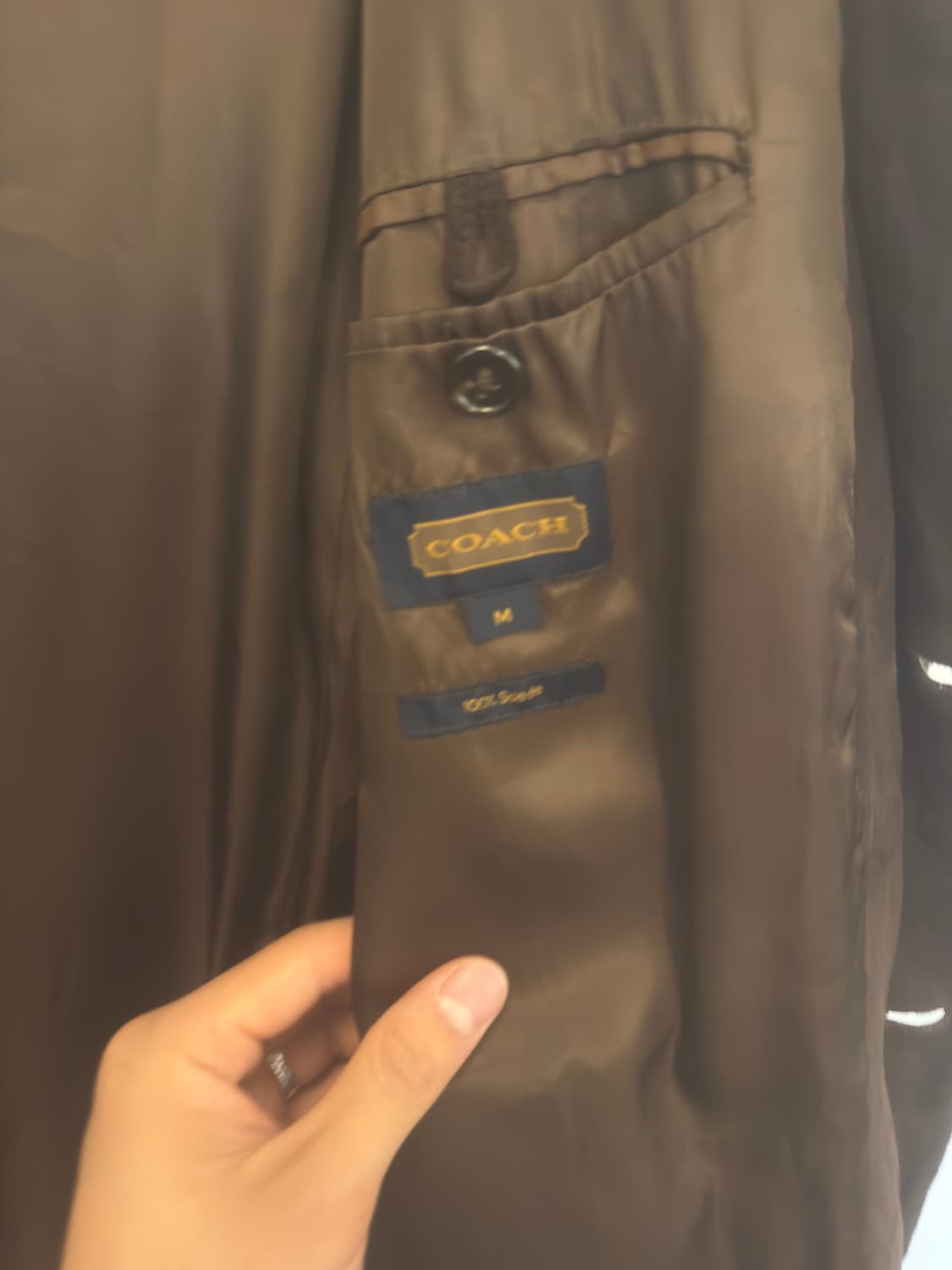 COACH USA 90'S 100% 스웨이드 자켓 상품이미지6