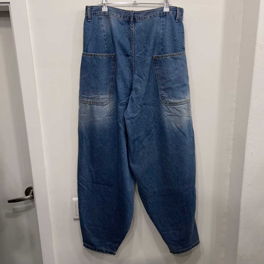 EDEN 워시드 벌룬 배기 데님팬츠 상품이미지5