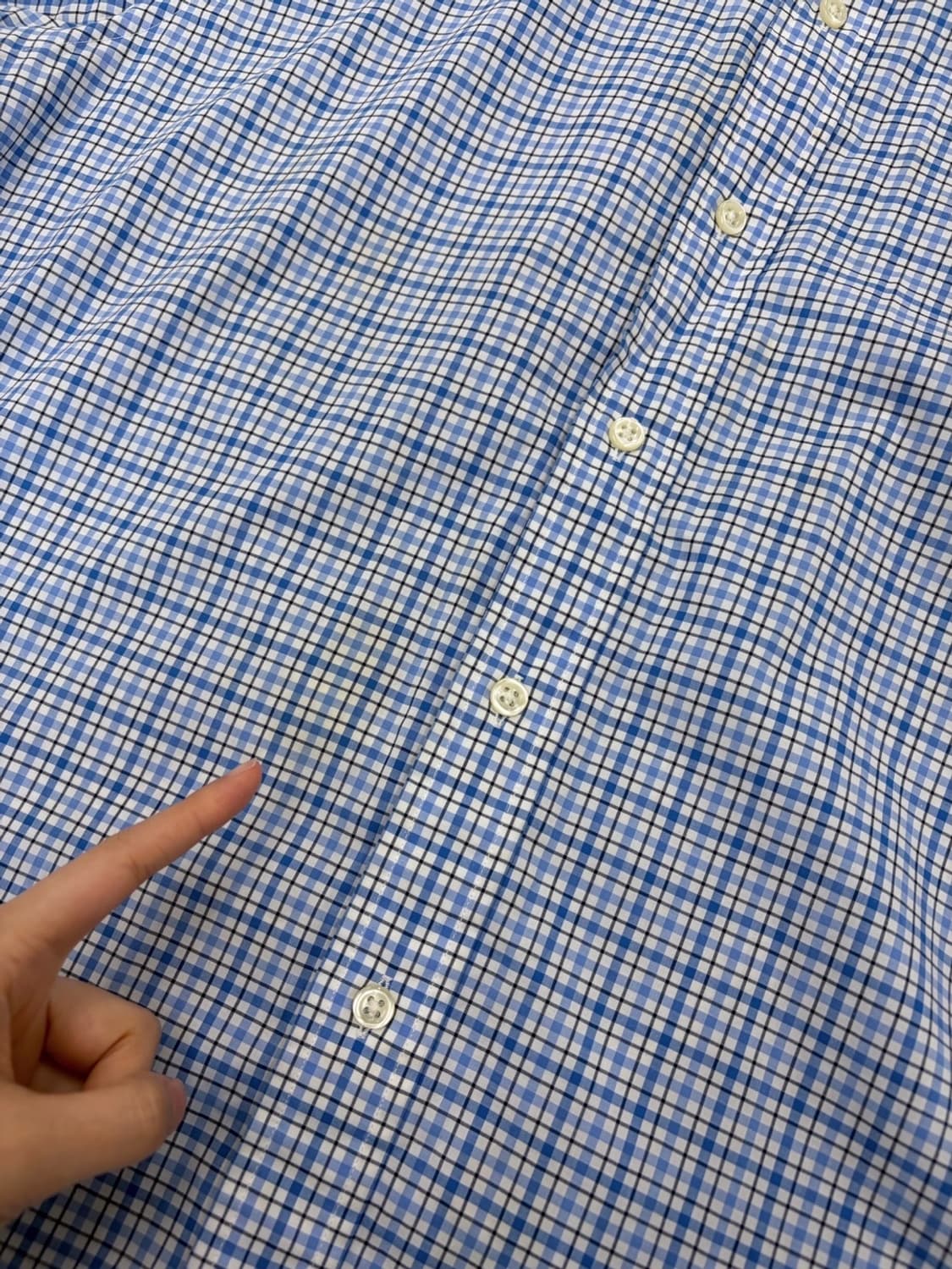 폴로 체크 셔츠 (M) 상품이미지5