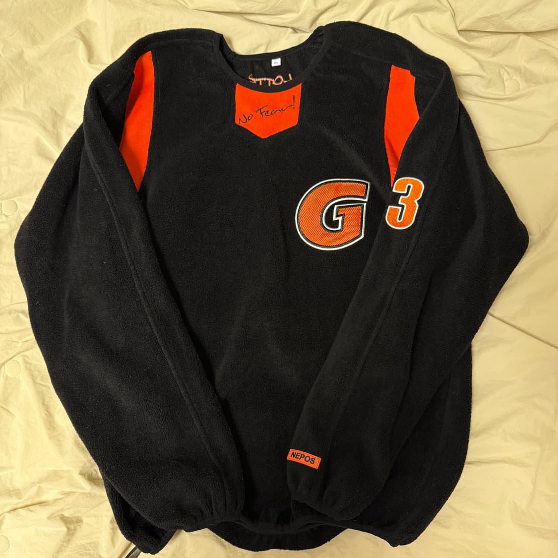 롯데자이언츠 어센틱 풀오버 플리스 웜업(95사이즈) 상품이미지1