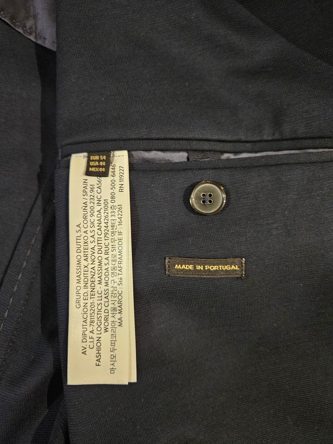 마시모두띠 남색 블레이저 상품이미지7