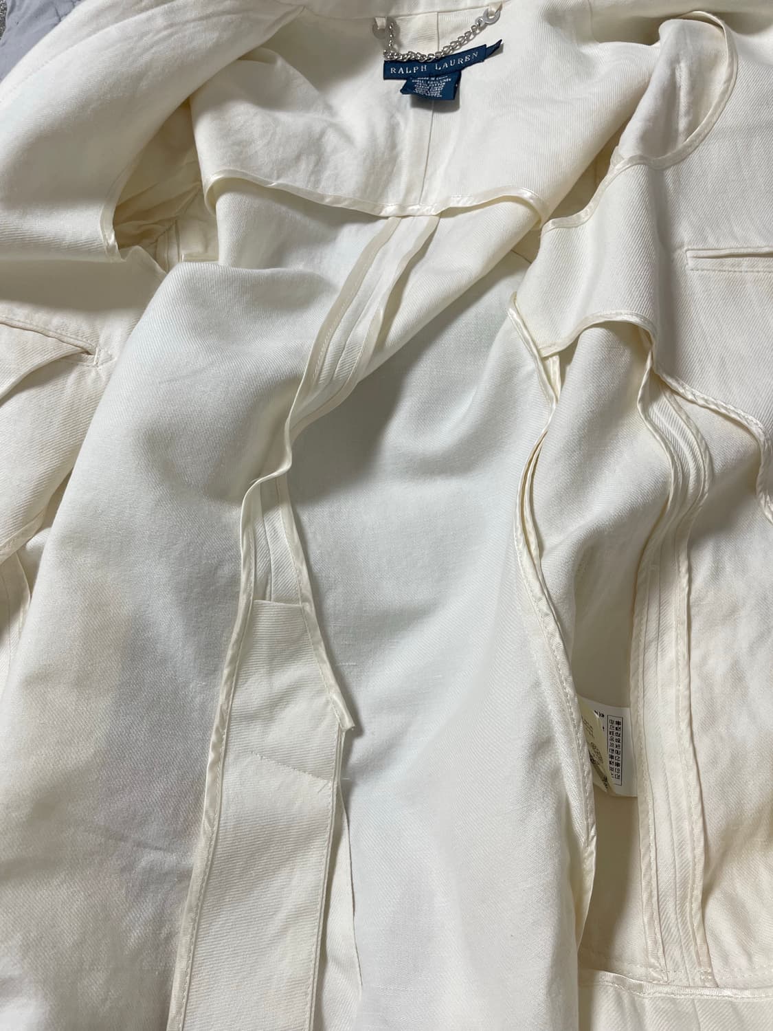 랄프로렌 아이보리 블레이저 2 사이즈 상품이미지5