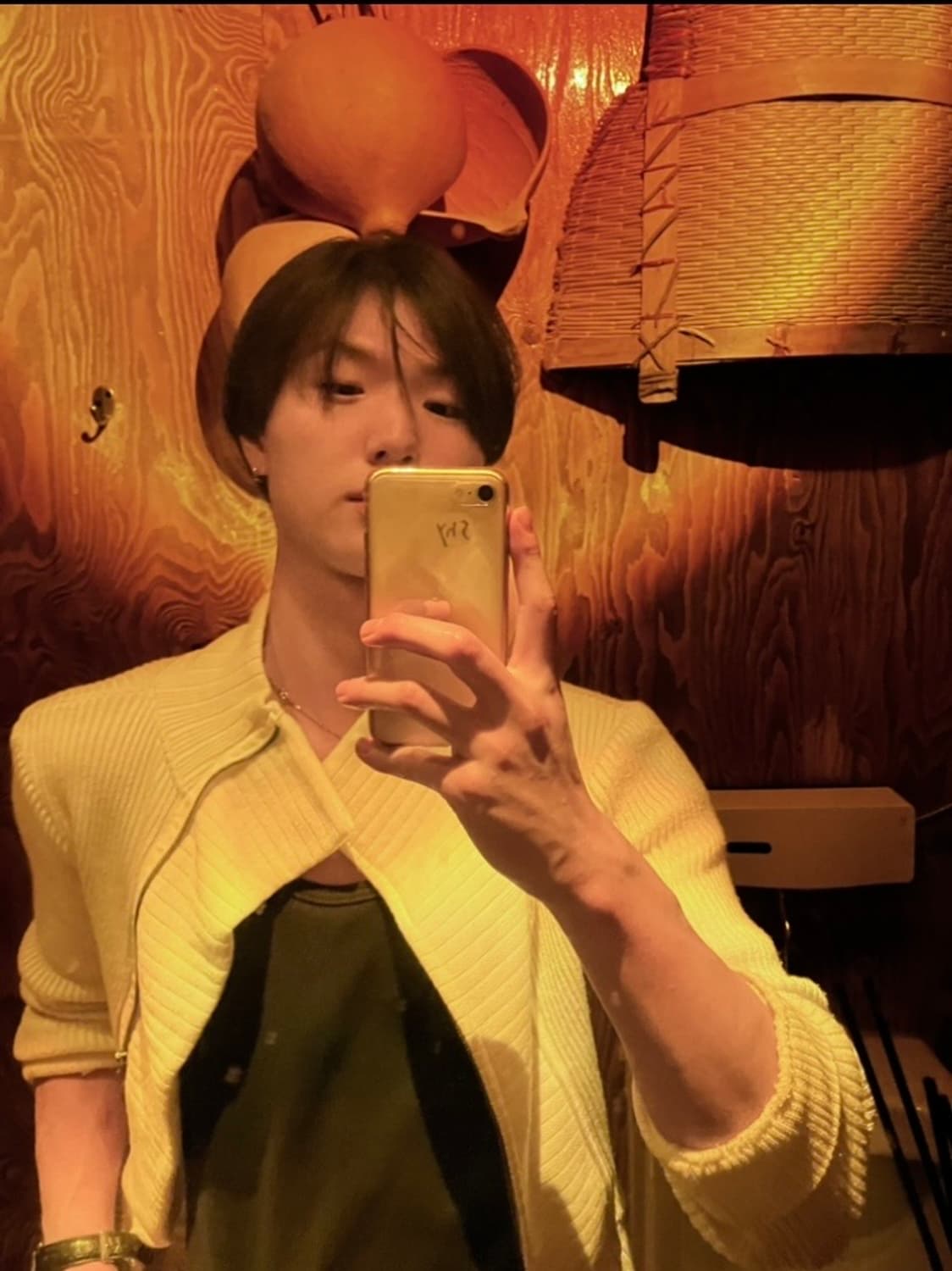 빈티지 비대칭 하이넥 자켓 상품이미지1