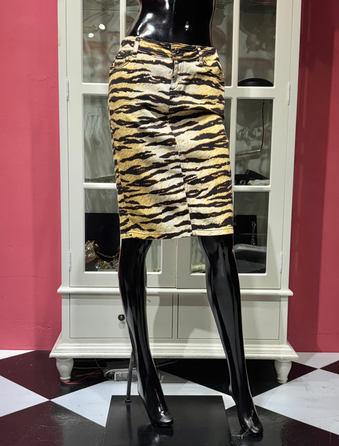 dolce & gabbana skirt 돌체앤가바나 레오파드 패턴 치마 상품이미지1