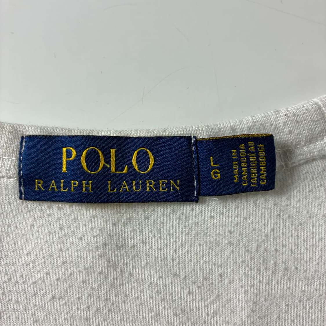 Polo  폴로 랄프로렌 자수 코튼 화이트 맨투맨  상품이미지4