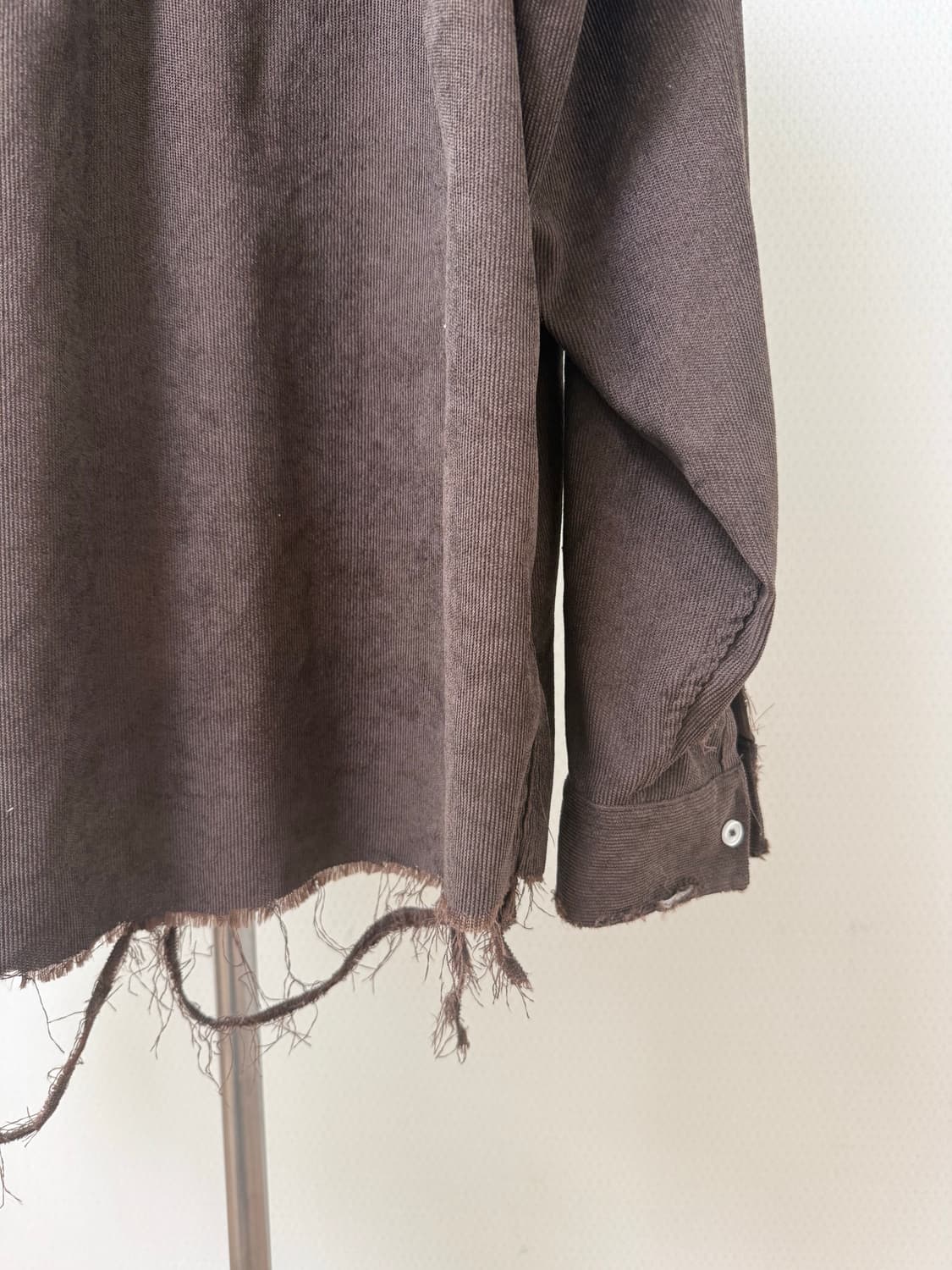 빈티지 코듀로이 다크브라운 셔츠 상품이미지10