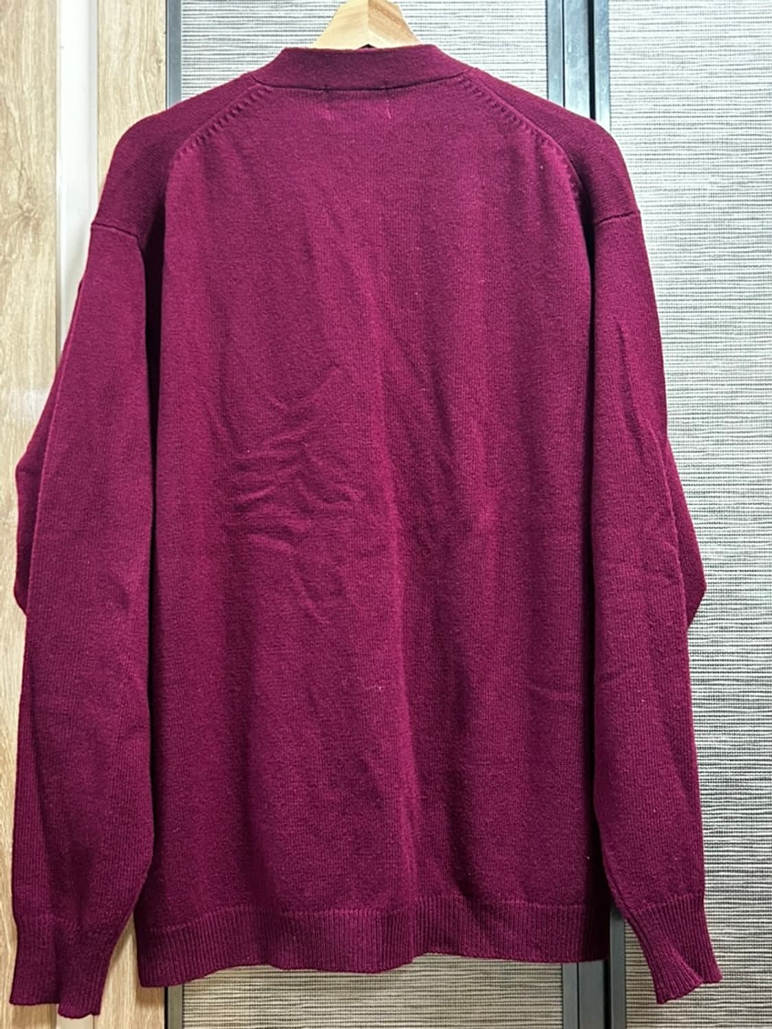 jpn thomas burberry 와인 가디건 상품이미지2