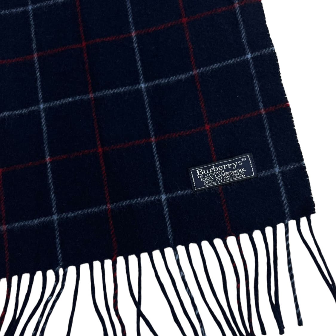 버버리 캐시미어 네이비 머플러 상품이미지5