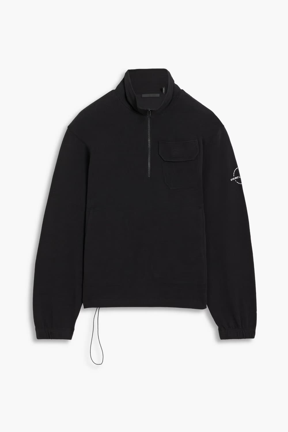 헬무트랭 HELMUTLANG 와플 니트하프집업 블랙 L 상품이미지1