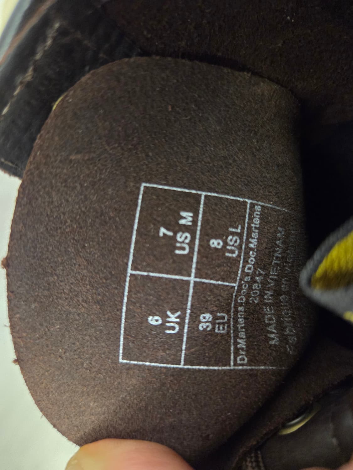 닥터마틴  다크브라운 UK6 (250mm) 상품이미지7