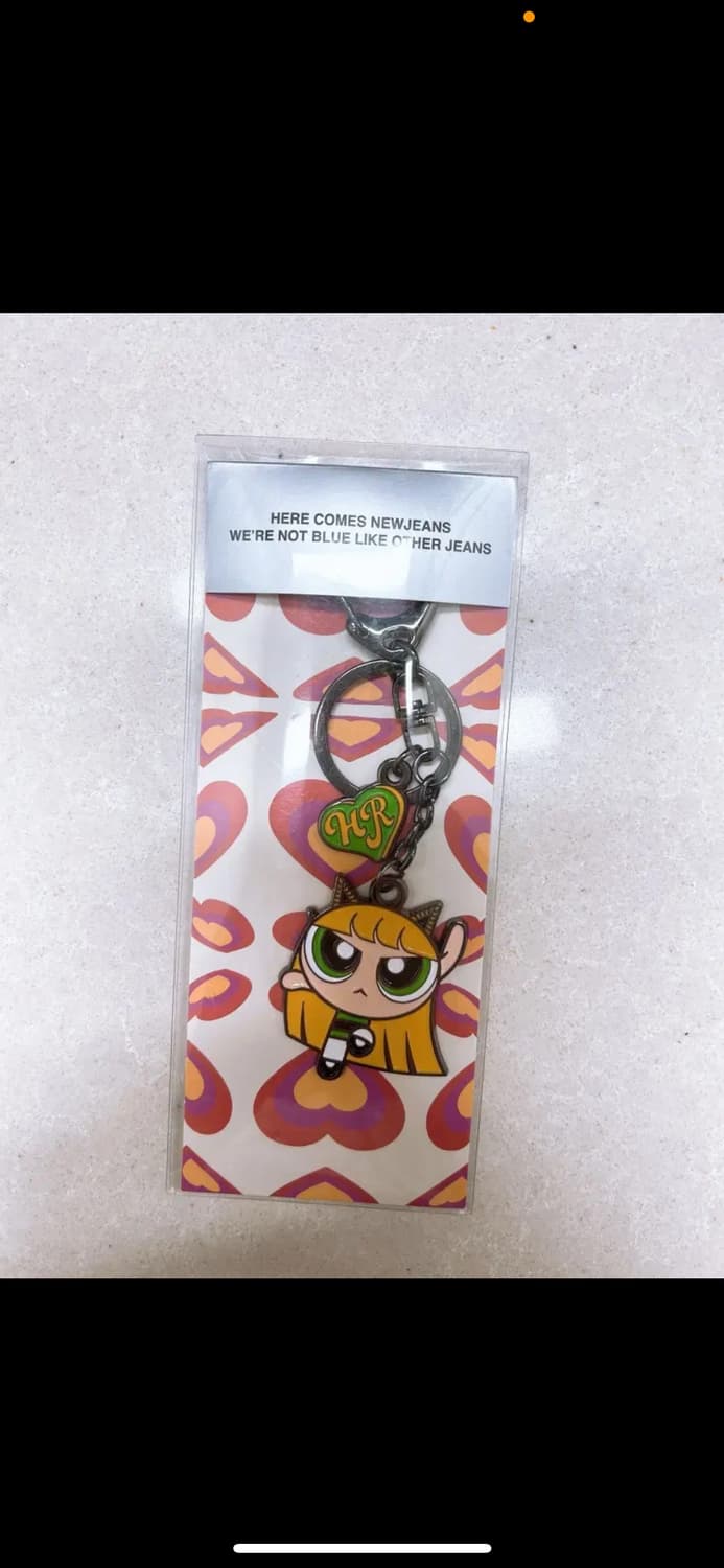 뉴진스 파워퍼프걸 메탈 키링 해린 (미개봉 새상품) 상품이미지1