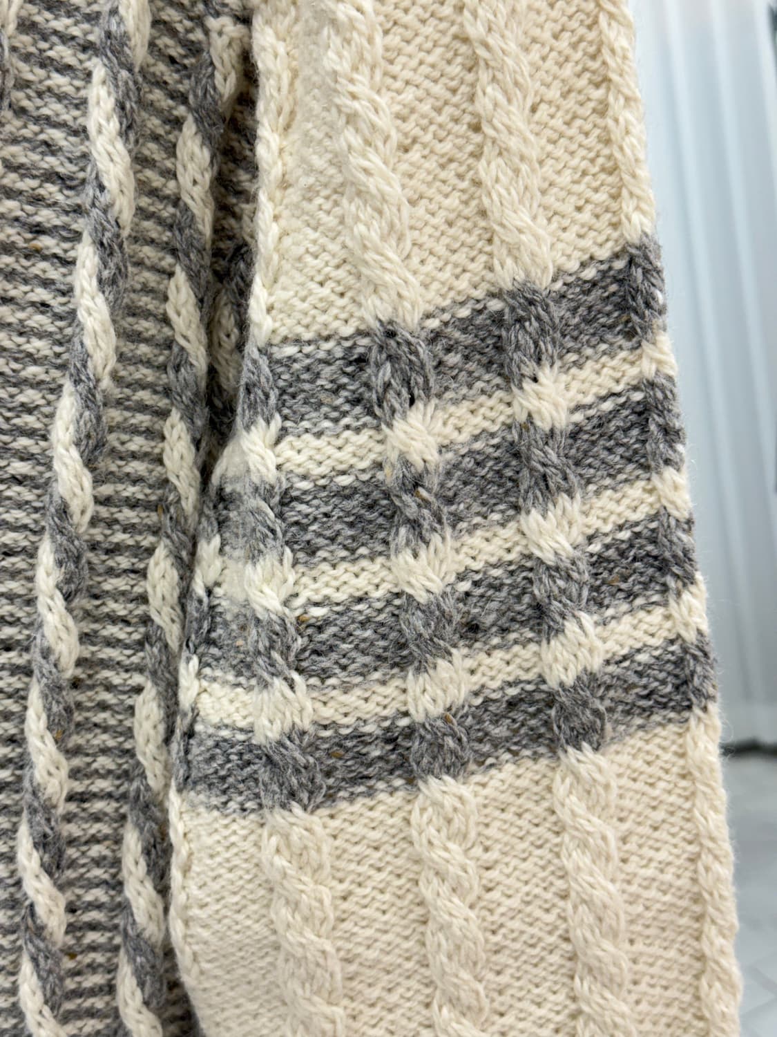 [3] 톰브라운 펀믹스 도네갈 케이블 가디건 상품이미지3