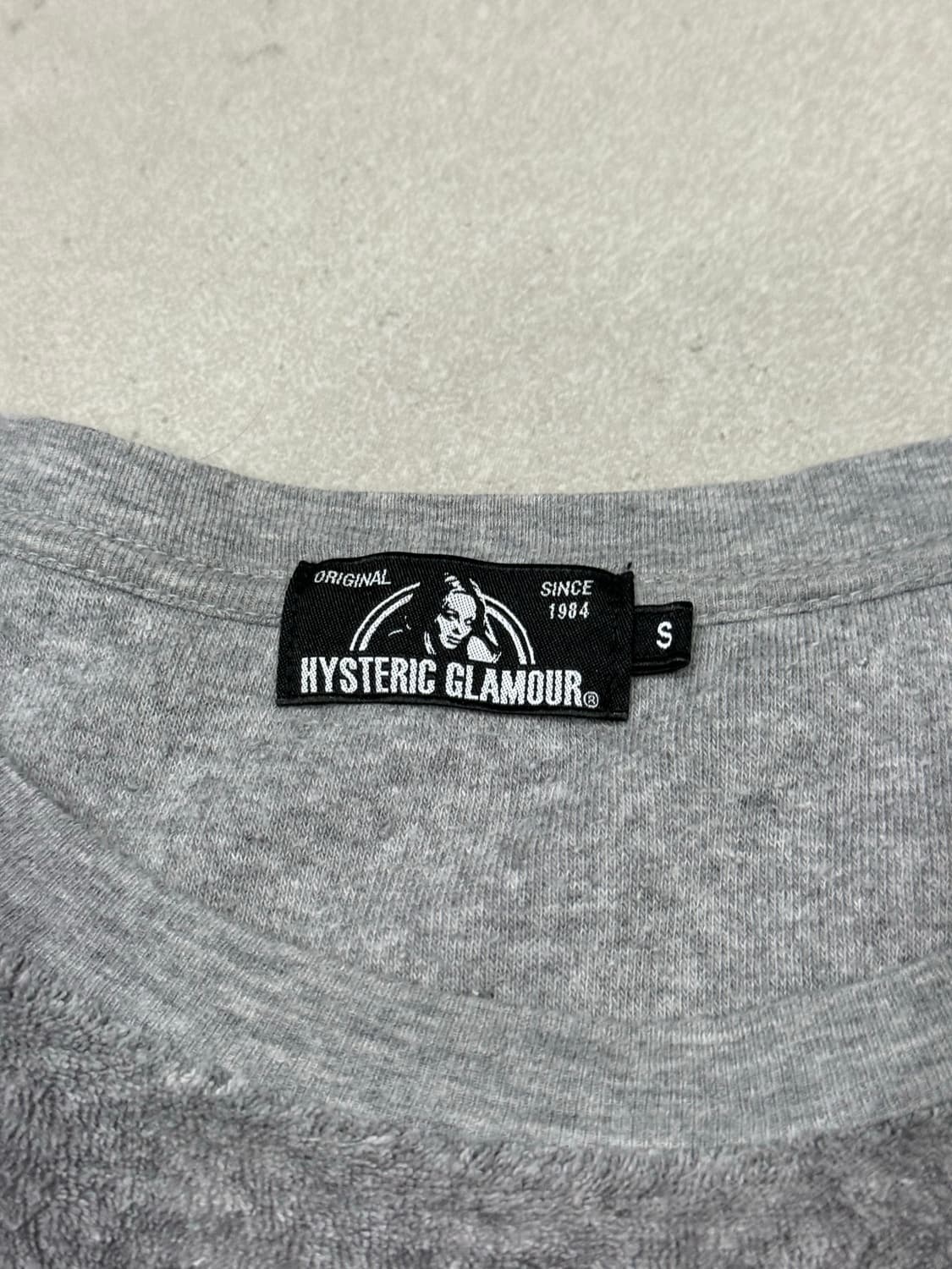 히스테릭 글래머 테리 원단 히스걸 맨투맨 스웨터 상품이미지4