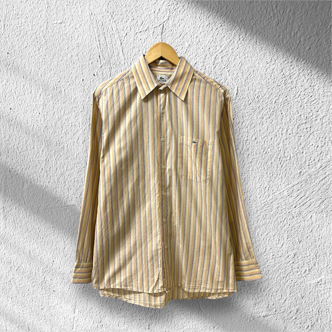 (42)라코스테 스트라이프 셔츠-Y364 상품이미지1