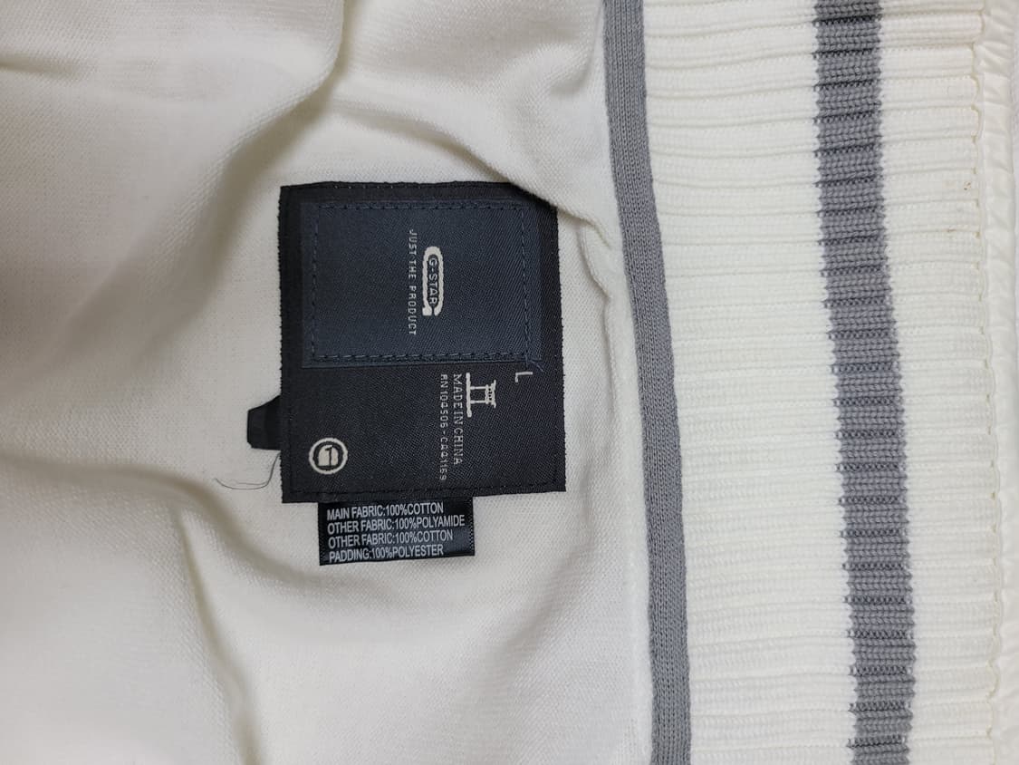 지스타 G-STAR RAW 남자 패딩 자켓 L 화이트 상품이미지10