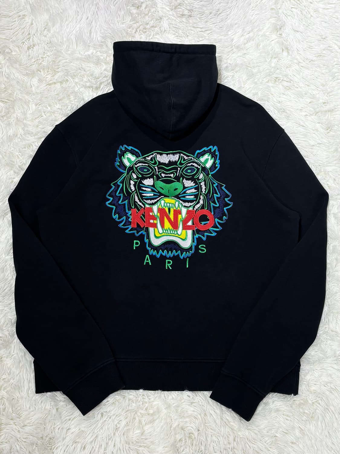 겐조 블랙 타이거 자수 후드집업 상품이미지6