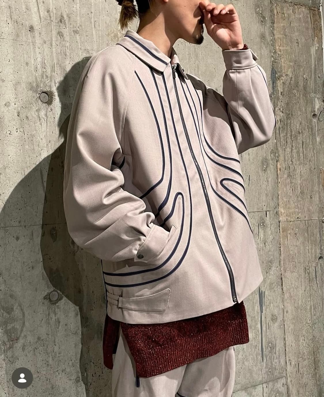 키코코스타디노브 GIRAN PIPING JACKET 50 상품이미지1