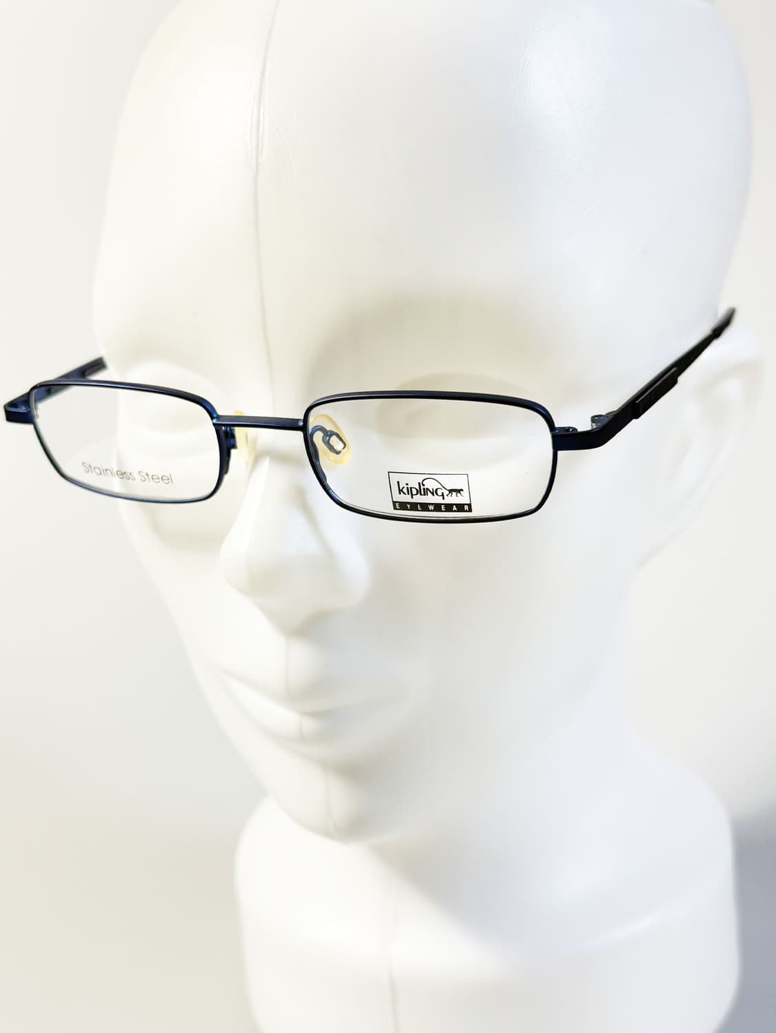 KIPLING 슬림 스퀘어 블루 메탈 프레임 빈티지 안경 상품이미지8
