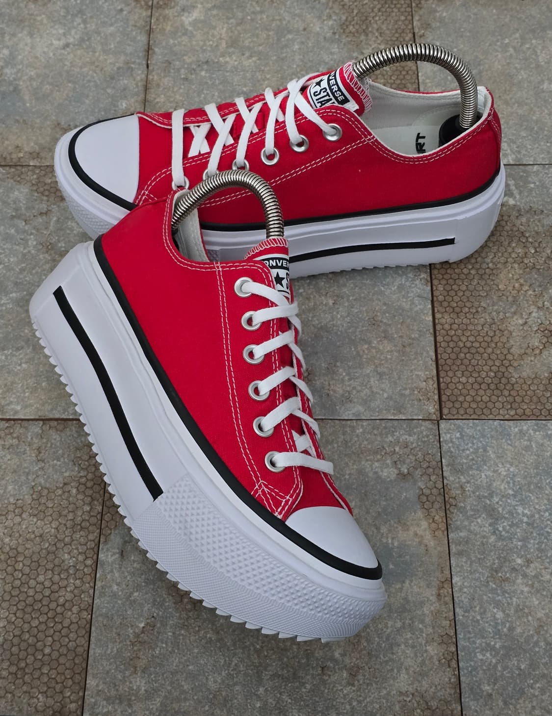 (250)컨버스 척테일러 올스타 더블 스택 레드 로우 상품이미지6