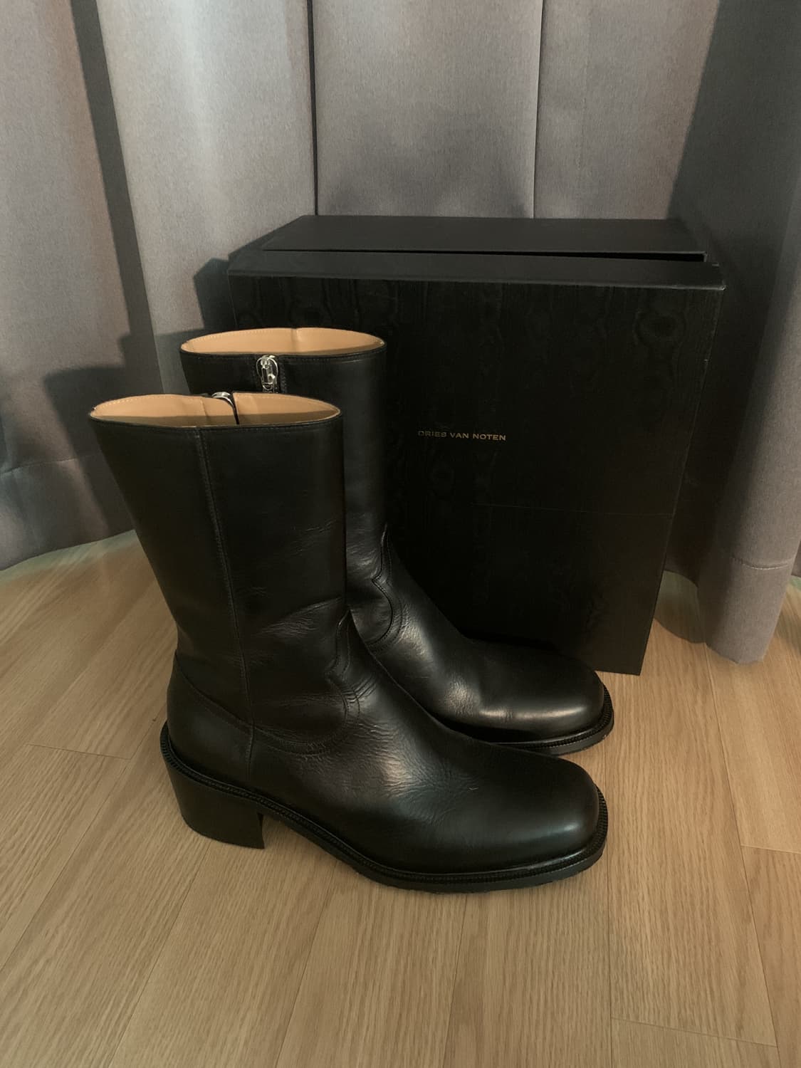 Biker Zip-up Boots 상품이미지3