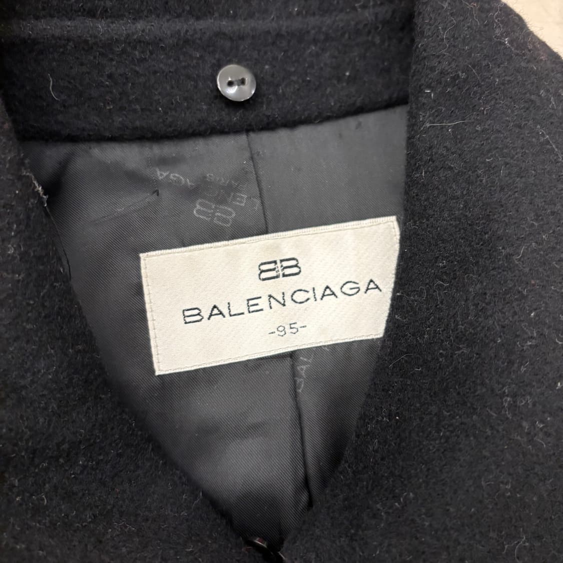 발렌시아가 00s 모직 블랙 자켓 상품이미지4