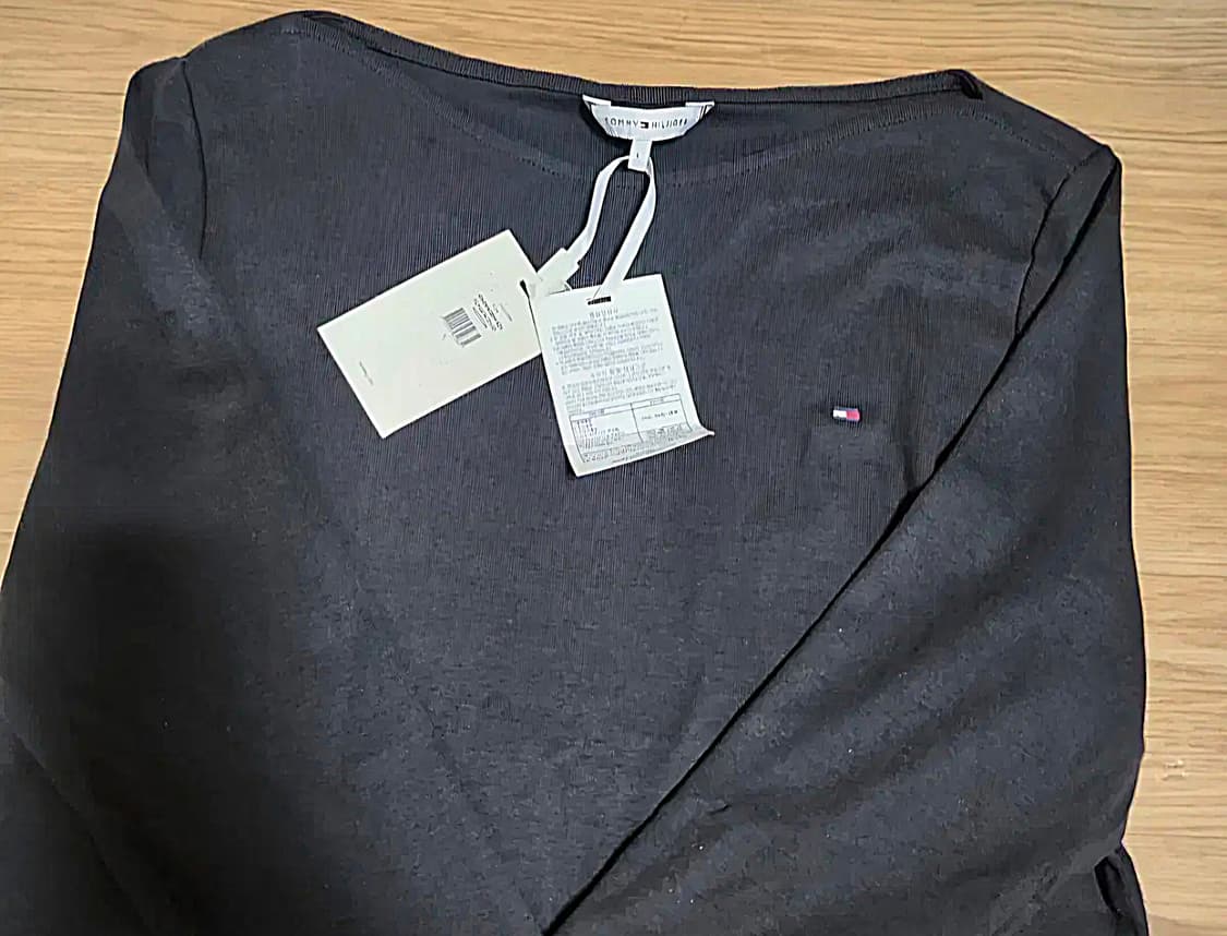 (새상품) 타미힐피거 여성 보트넥 7부 티셔츠 상품이미지1