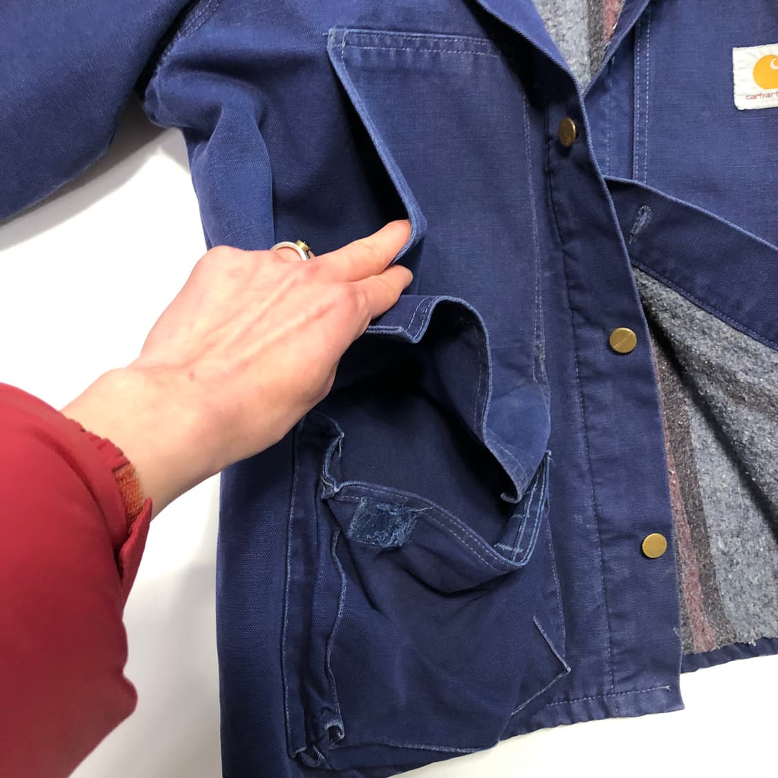 칼하트 블랭킷 라이닝 덕 자켓  상품이미지7