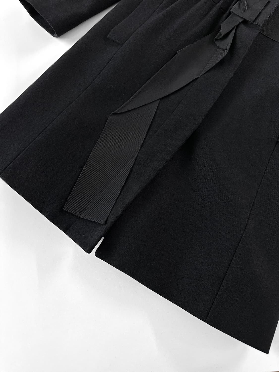 레드 발렌티노 울 블렌드 리본 벨트 코트 상품이미지6