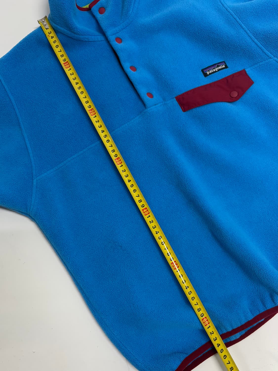 헤비모델)빈티지 파타고니아 신칠라 스냅티 블루 멘즈S 상품이미지8