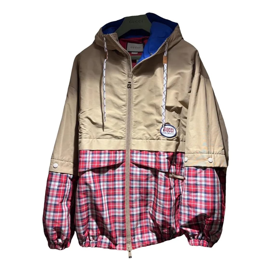 (46) 구찌 러버스 플레저 클럽 타탄캔버스 자켓 상품이미지1