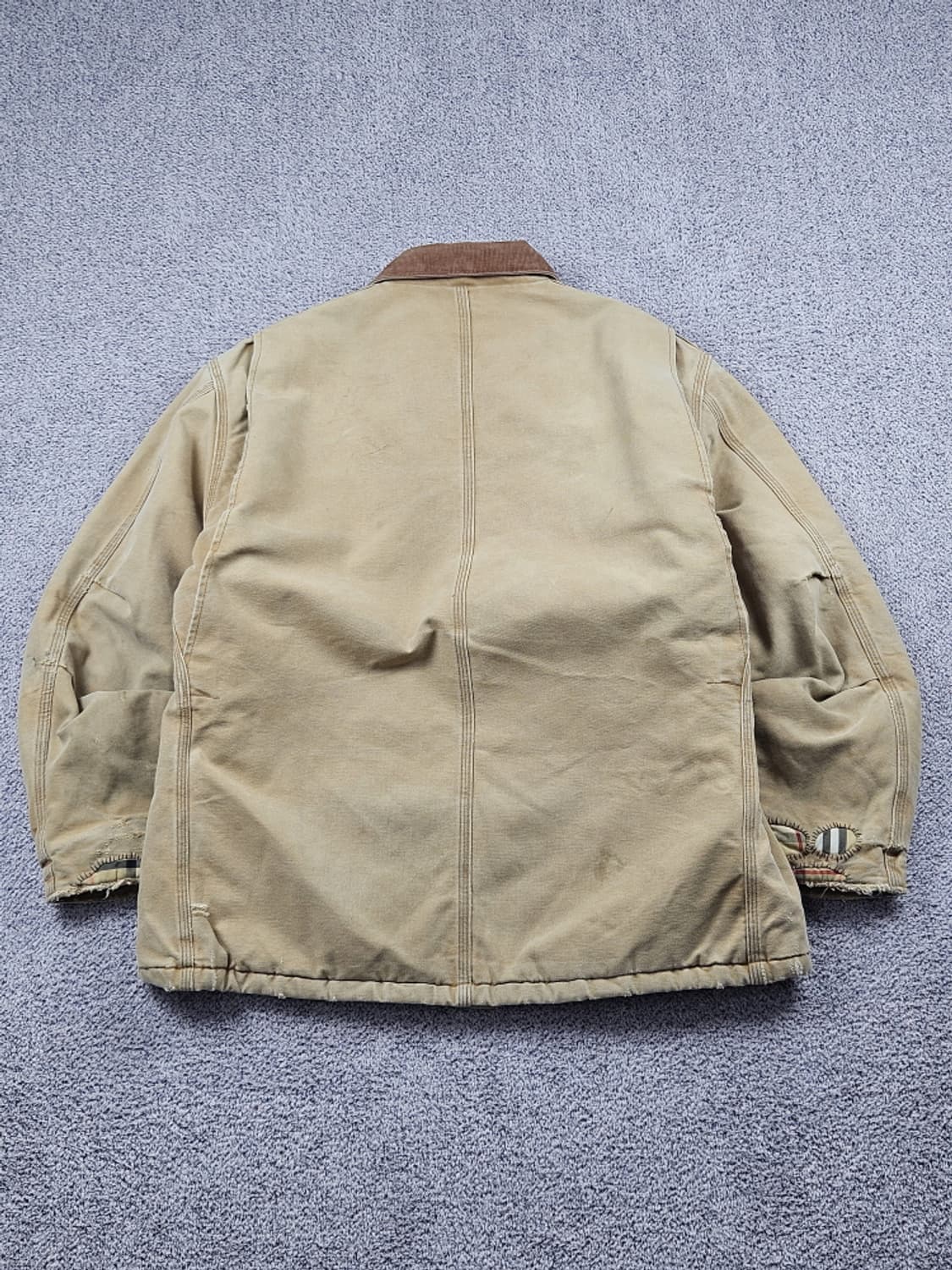 칼하트 버버리 리페어 캔버스 초어 워크 자켓 (상세설명참조)/ 10255 상품이미지5