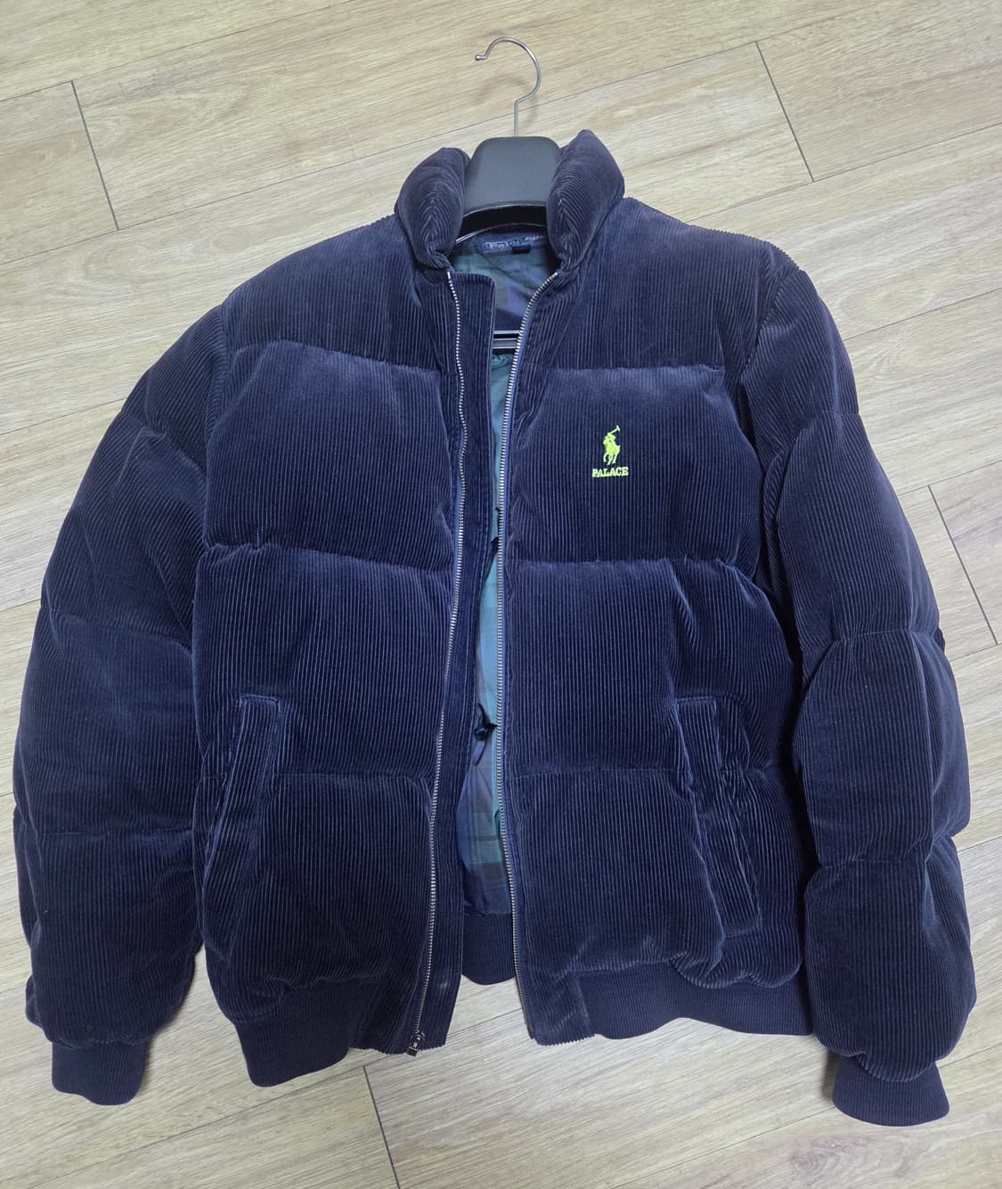 폴로 팔라스 코듀로이 패딩 네이비 M 상품이미지1