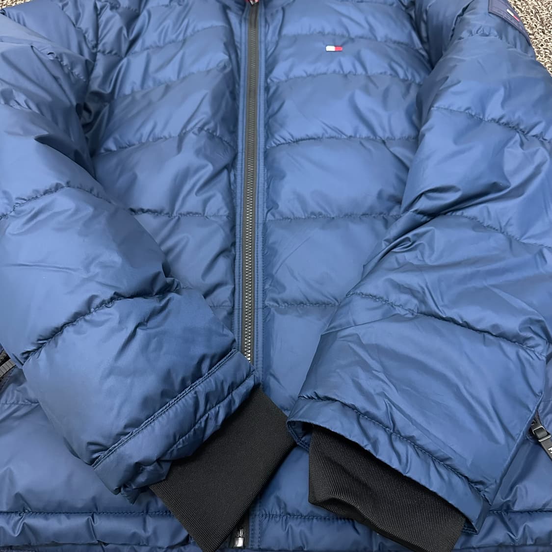 타미힐피거 푸퍼 패딩 점퍼 네이비 L 상품이미지3