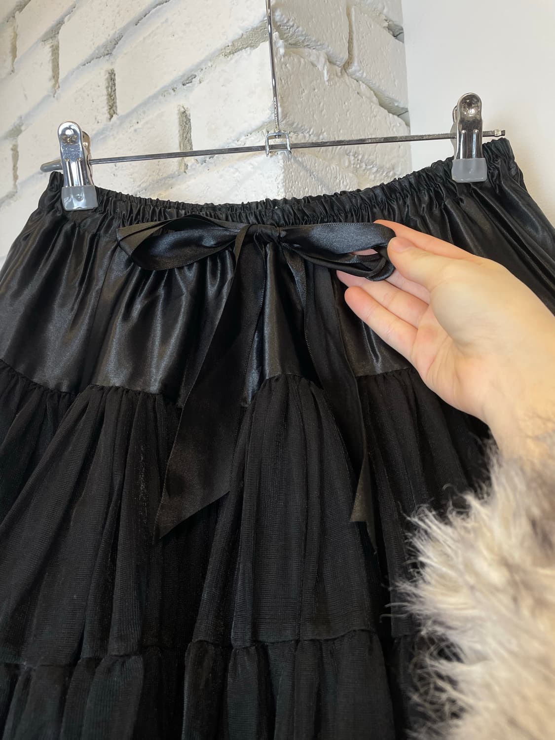 JPN 펑크 씬 레드 블랙 튜튜 샤스커트 상품이미지4