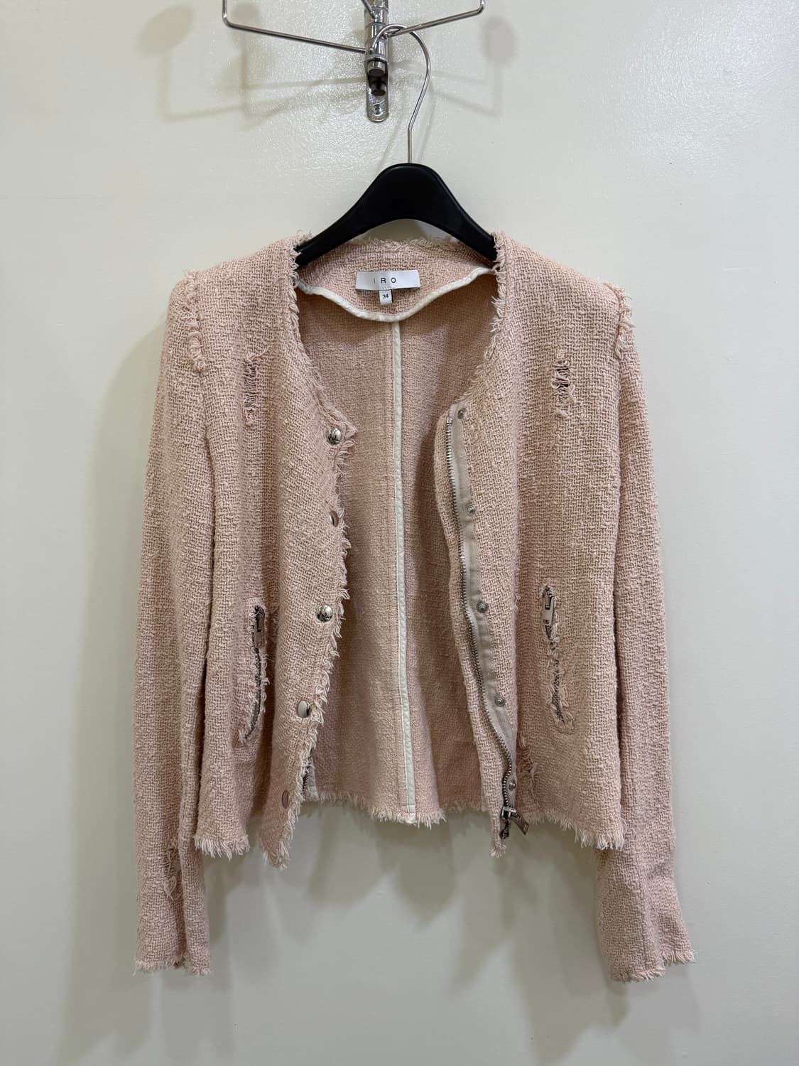 IRO 이로 핑크 트위드 자켓(정품) 상품이미지1