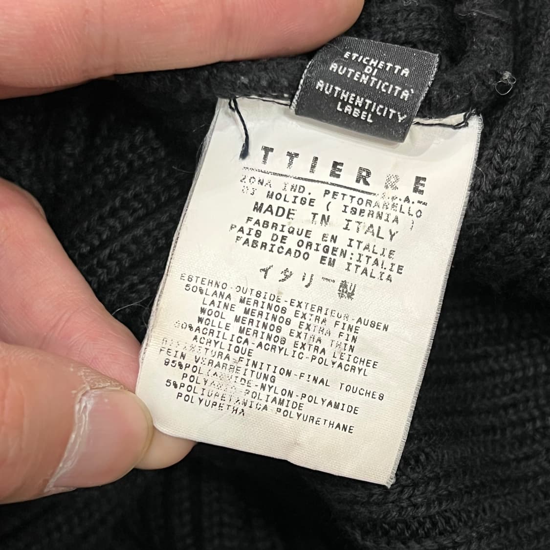  베르사체 포켓 스웨터 +명품감정서 y14174 상품이미지8