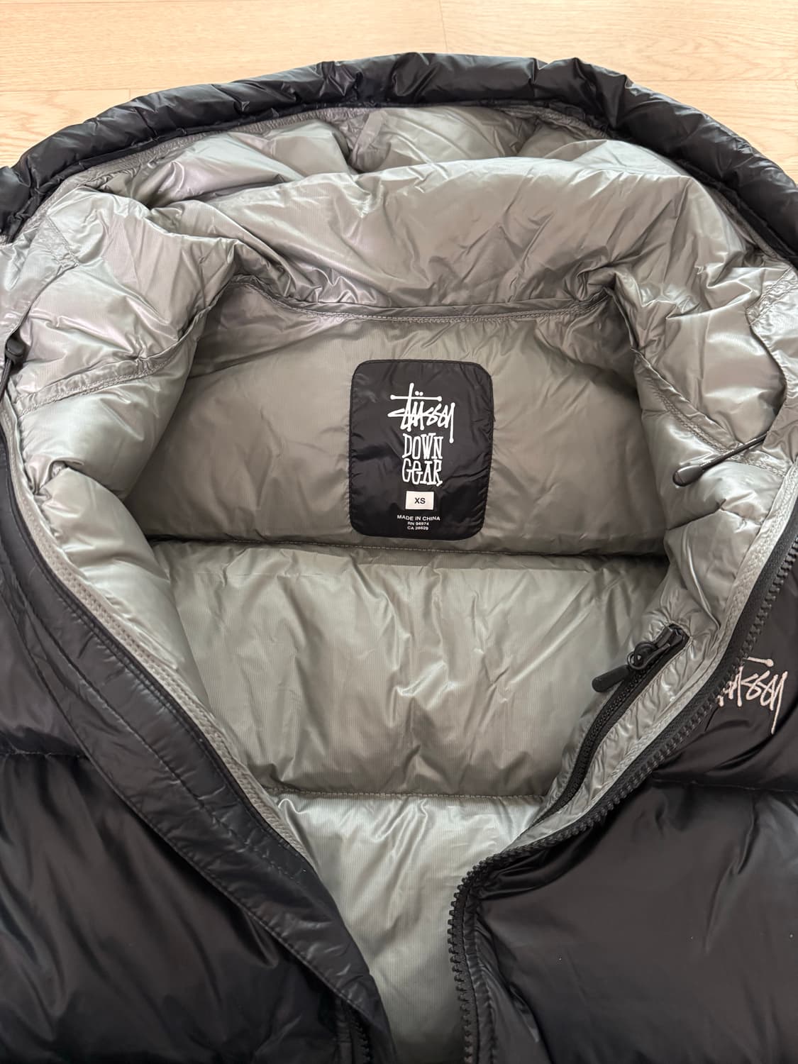 스투시 Down Parka Micro Ripstop Phantom 블랙 상품이미지7