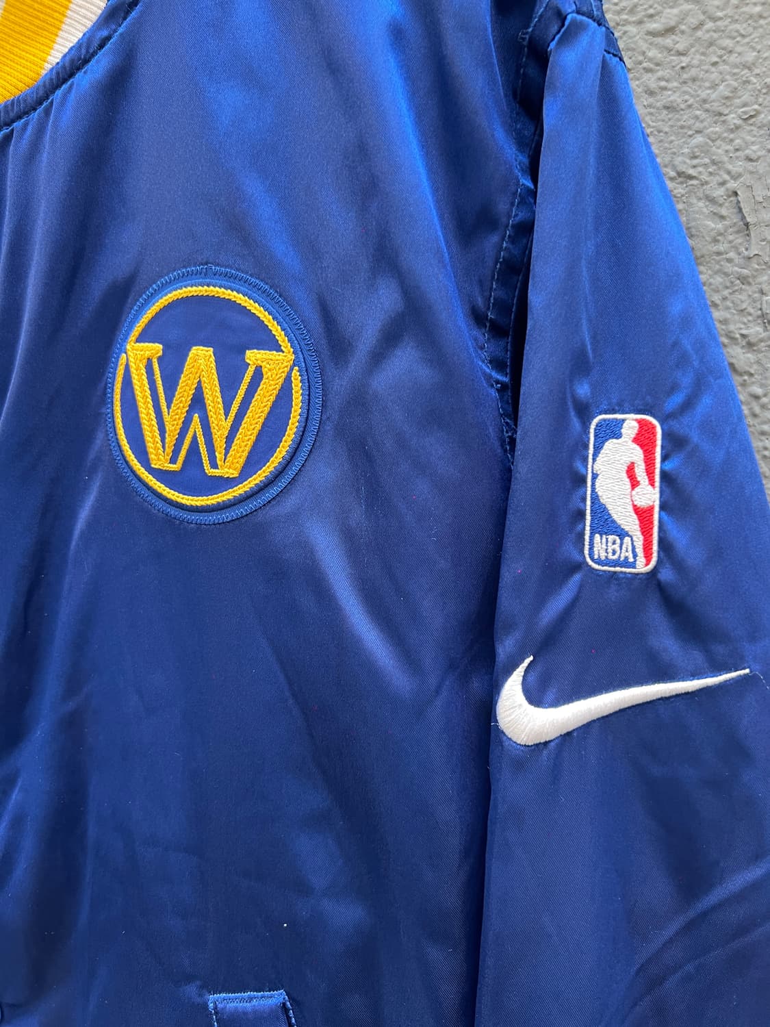 나이키 NBA 골든스테이트 워리어스 블루종 자켓 (정품) 상품이미지3