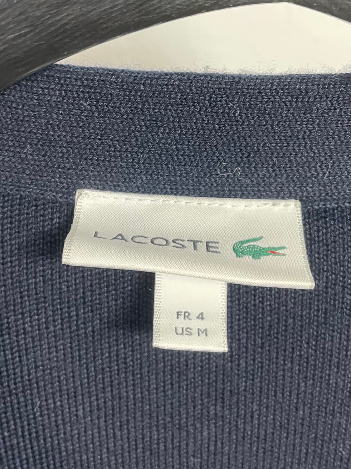 라코스테 신형 네이비 헤비 울 가디건 (on.324) 상품이미지4