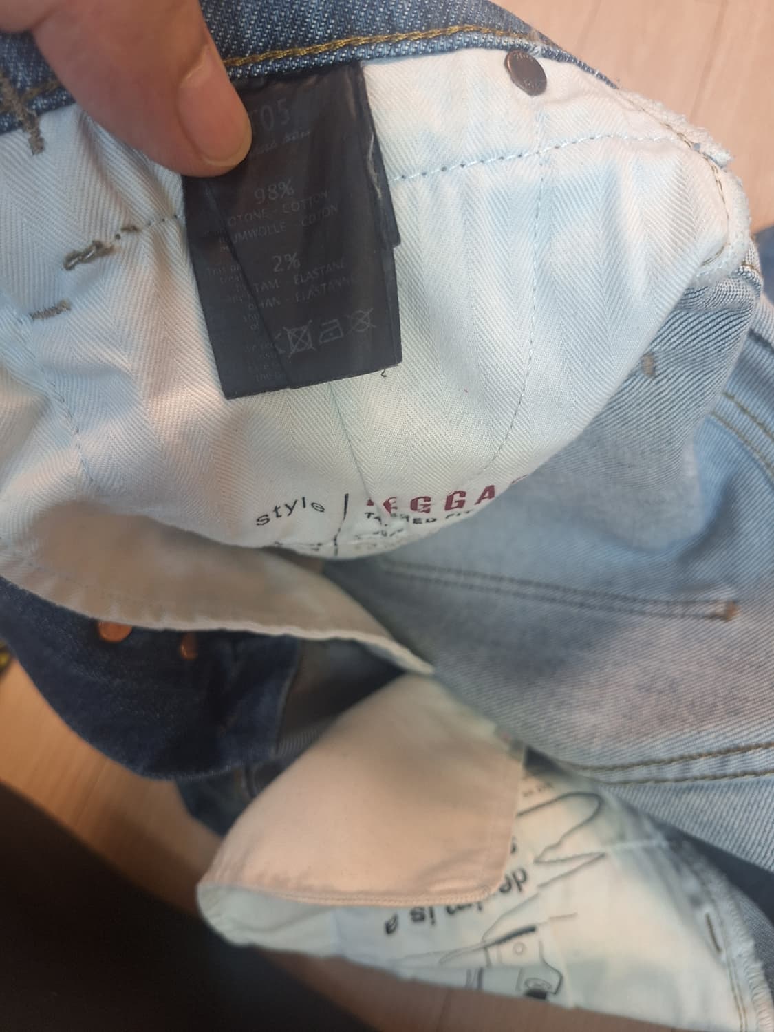 PT05 빈티지 워싱 데님 청바지 30사이즈 상품이미지10