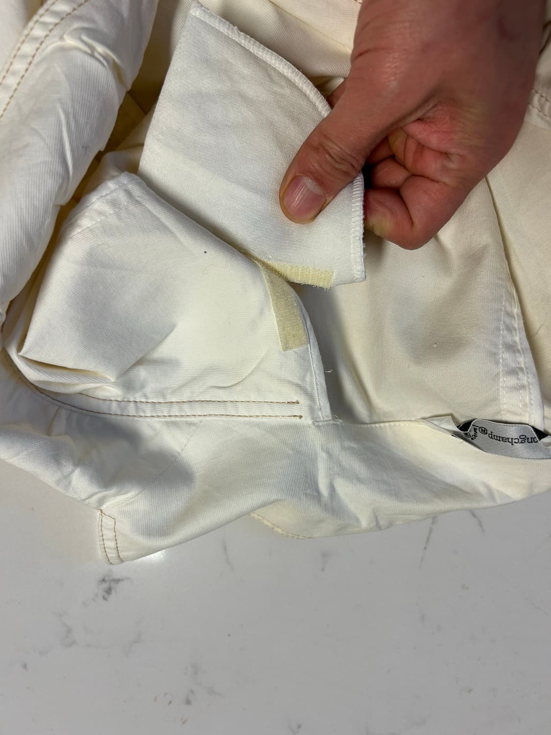 롱샴 오프화이트 미니멀 클래식 블레저 상품이미지7