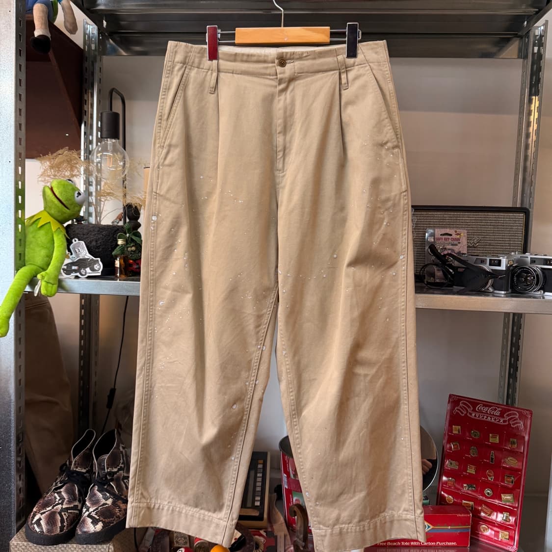 저널 스탠다드 홈스테드 프린팅 원턱 치노 팬츠 32 33 상품이미지5