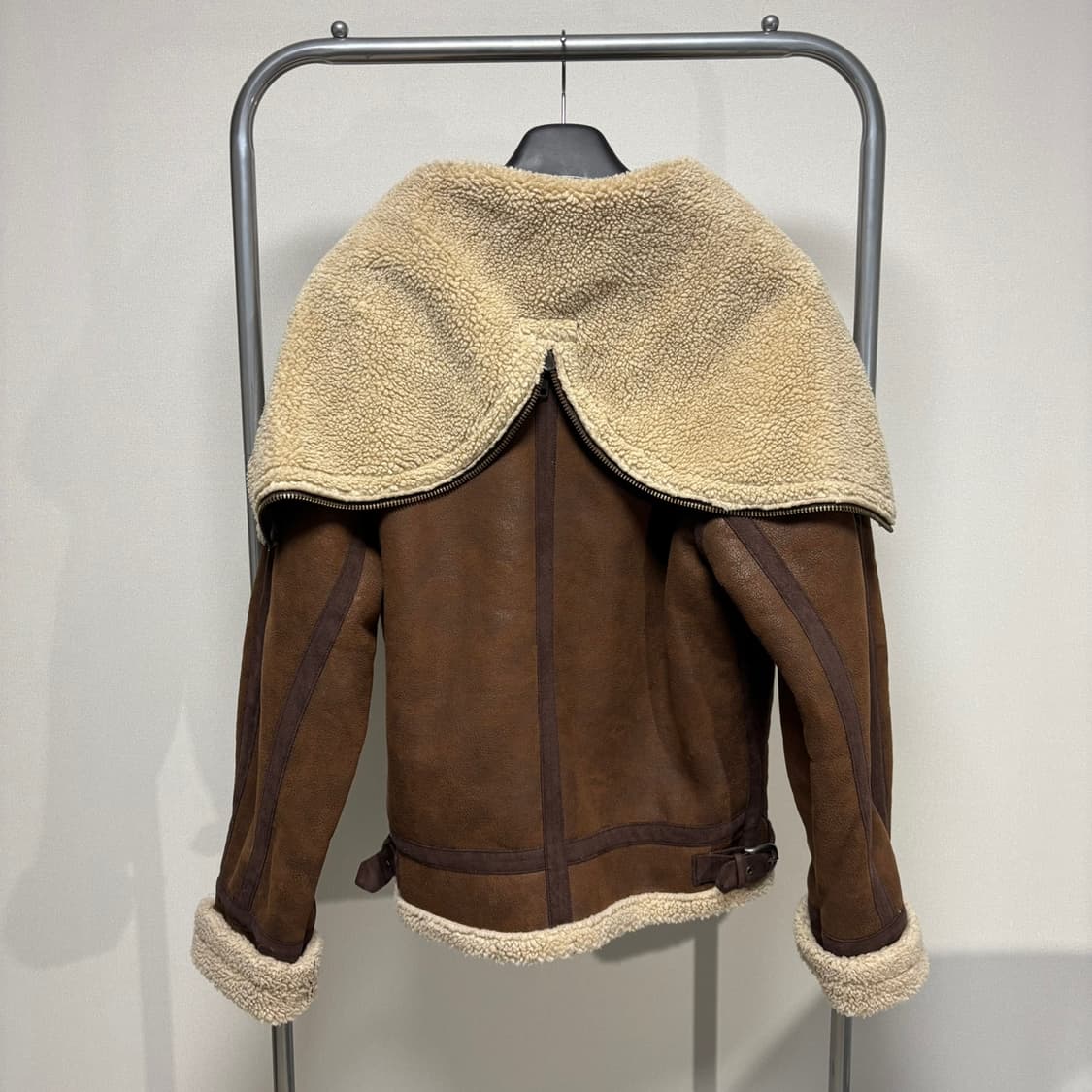 F) perverze 퍼버즈 후드 무스탕 상품이미지2