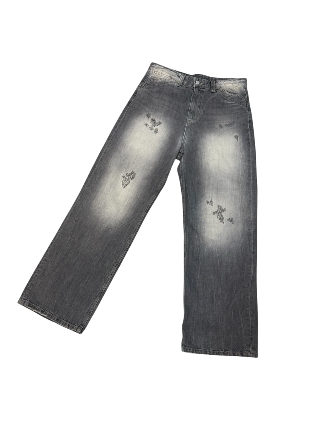 노운(noun)빈티지 워시드 데님 팬츠 상품이미지1