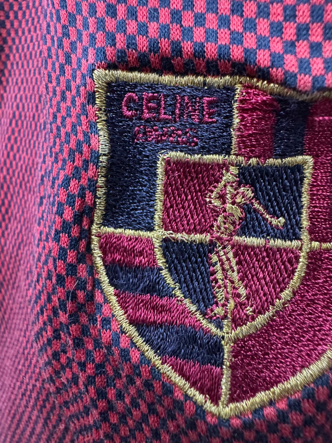 올드 이태리 셀린느 로고 원포켓 반팔카라 L(M) 상품이미지5