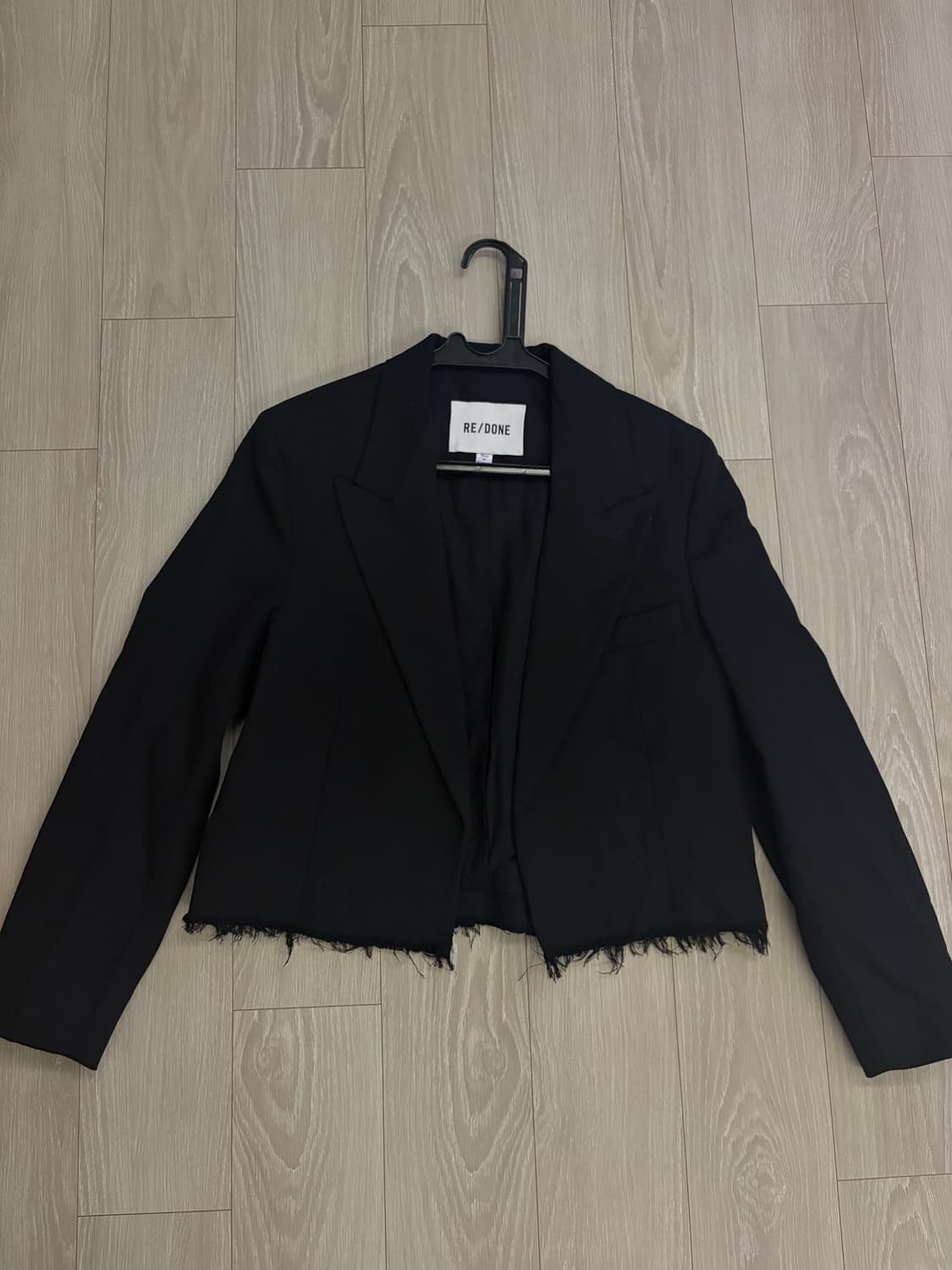 리던 컷오프 블랙 자켓 상품이미지2