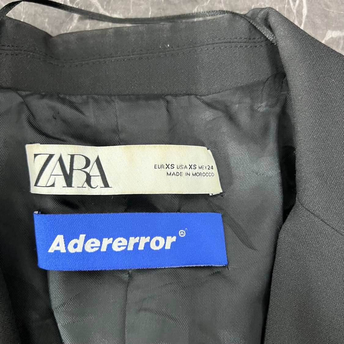 자라 x 아더에러 오버사이즈 블레이저 블랙 상품이미지7