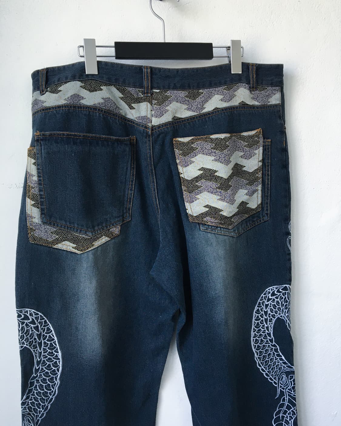 Oriental needle work denim pants 상품이미지5